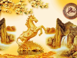 Tranh Dán Tường Mã Đáo Thành Công Tiến Phát Mdtc68