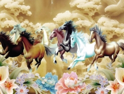 Tranh Dán Tường Mã Đáo Thành Công Tiến Phát Mdtc70