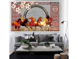 Tranh Dán Tường Mã Đáo Thành Công Tiến Phát Mdtc73