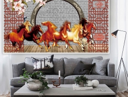 Tranh Dán Tường Mã Đáo Thành Công Tiến Phát Mdtc73