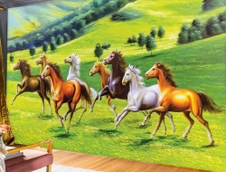 Tranh Dán Tường Mã Đáo Thành Công Tiến Phát Mdtc81