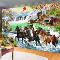 Tranh Dán Tường Mã Đáo Thành Công Tiến Phát Mdtc82