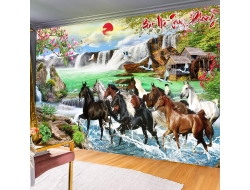 Tranh Dán Tường Mã Đáo Thành Công Tiến Phát Mdtc82