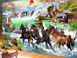 Tranh Dán Tường Mã Đáo Thành Công Tiến Phát Mdtc82