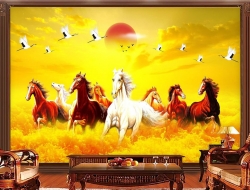 Tranh Dán Tường Mã Đáo Thành Công Tiến Phát Mdtc84