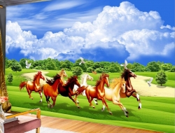 Tranh Dán Tường Mã Đáo Thành Công Tiến Phát Mdtc85