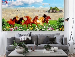 Tranh Dán Tường Mã Đáo Thành Công Tiến Phát Mdtc89