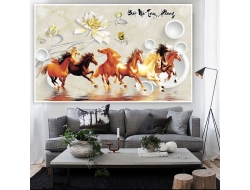 Tranh Dán Tường Mã Đáo Thành Công Tiến Phát Mdtc78