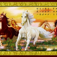 Tranh Dán Tường Mã Đáo Thành Công Tiến Phát Mdtc04