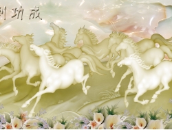 Tranh Dán Tường Mã Đáo Thành Công Tiến Phát Mdtc07 Tranh Dán Tường Mã Đáo Thành Công Tiến Phát Mdtc07