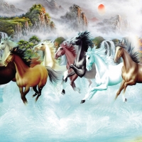 Tranh Dán Tường Mã Đáo Thành Công Tiến Phát Mdtc11