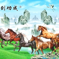 Tranh Dán Tường Mã Đáo Thành Công Tiến Phát Mdtc17