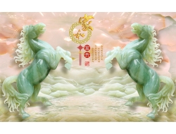 Tranh Dán Tường Mã Đáo Thành Công Tiến Phát Mdtc19