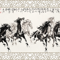 Tranh Dán Tường Mã Đáo Thành Công Tiến Phát Mdtc21