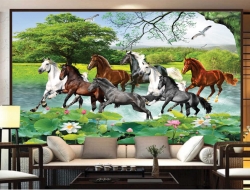 Tranh Dán Tường Mã Đáo Thành Công MD07 Tranh Dán Tường Mã Đáo Thành Công MD07