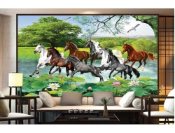 Tranh Dán Tường Mã Đáo Thành Công MD07 Tranh Dán Tường Mã Đáo Thành Công MD07