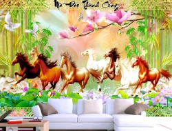 Tranh Dán Tường Mã Đáo Thành Công MD09 Tranh Dán Tường Mã Đáo Thành Công MD09