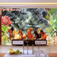 Tranh Dán Tường Mã Đáo Thành Công MD11