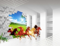 Tranh Dán Tường Mã Đáo Thành Công MD12 Tranh Dán Tường Mã Đáo Thành Công MD12