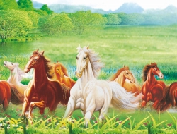 Tranh Dán Tường Mã Đáo Thành Công MD17 Tranh Dán Tường Mã Đáo Thành Công MD17