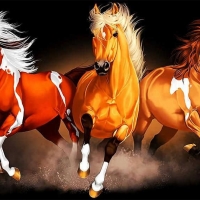 Tranh Dán Tường Mã Đáo Thành Công MD21