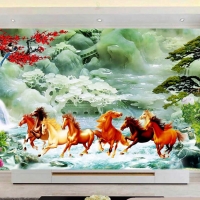 Tranh Dán Tường Mã Đáo Thành Công MD23