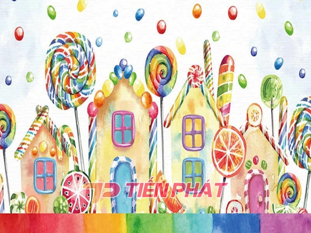 Tranh Dán Tường Trường Mầm Non MN44 Tranh Dán Tường Trường Mầm Non MN44