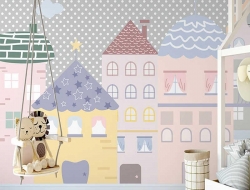 Tranh Dán Tường Trường Mầm Non MN45 Tranh Dán Tường Trường Mầm Non MN45