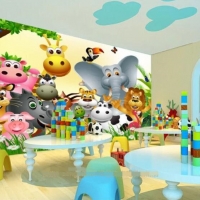 Tranh Dán Tường Vườn Động Vật Vdv03 Tranh Dán Tường Vườn Động Vật Vdv03