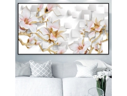 Tranh Dán Tường 3D Phong Thủy Tiến Phát Pttp136