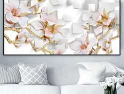 Tranh Dán Tường 3D Phong Thủy Tiến Phát Pttp136