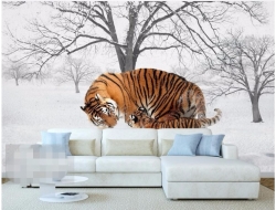 Tranh Dán Tường 3D Hổ Nghệ Thuật Hnt01 Tranh Dán Tường 3D Hổ Nghệ Thuật Hnt01