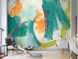 Tranh Dán Tường 3D Nghệ Thuật Nhiều Màu Ntnm02