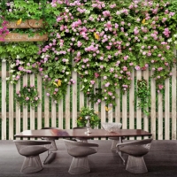 Tranh Dán Tường Hoa Lá Màu Xanh Đẹp Hlmx15