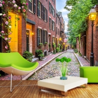 Tranh Dán Tường Góc Phố Gp03