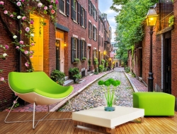 Tranh Dán Tường Góc Phố Gp03