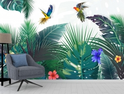 Tranh Dán Tường Lá Cây Và Chim Lvc02 Tranh Dán Tường Lá Cây Và Chim Lvc02