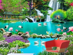 Tranh Dán Tường Phòng Khách PA61