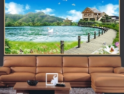  Tranh Dán Tường Phong Cảnh Thiên Nhiên Tiến Phát Decor Pctp93