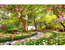  Tranh Dán Tường Phong Cảnh Thiên Nhiên Tiến Phát Decor Pctp90