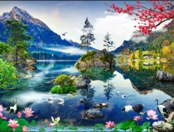 Tranh Dán Tường Phong Cảnh Thiên Nhiên Tiến Phát Decor Pctp63 Tranh Dán Tường Phong Cảnh Thiên Nhiên Tiến Phát Decor Pctp63