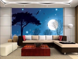  Tranh Dán Tường Bầu Trời Btd01