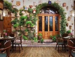  Tranh Dán Tường Phong Cảnh Cây Cối Pccc18