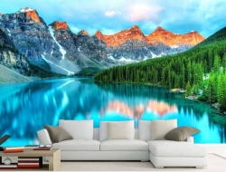  Tranh Dán Tường Phong Cảnh Thiên Nhiên Hồ Nước Tnhn01