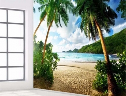  Tranh Dán Tường Phong Cảnh Thiên Nhiên Hồ Nước Tnhn03