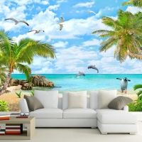  Tranh Dán Tường Phong Cảnh Thiên Nhiên Hồ Nước Tnhn05