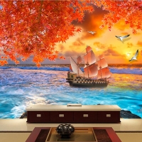  Tranh Dán Tường Phong Cảnh Thiên Nhiên Hồ Nước Tnhn11