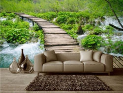  Tranh Dán Tường Phong Cảnh Thiên Nhiên Hồ Nước Tnhn14