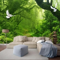 Tranh Dán Tường Cây Xanh Và Chim Cxvc05 Tranh Dán Tường Cây Xanh Và Chim Cxvc05