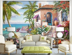 Tranh Dán Tường Phòng Khách PK510